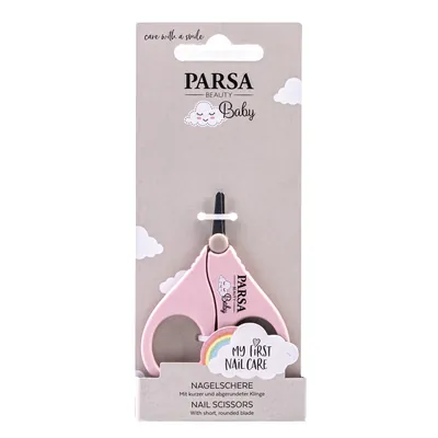 Ножиці дитячі Parsa Beauty для нігтів із закругленим кінчиком