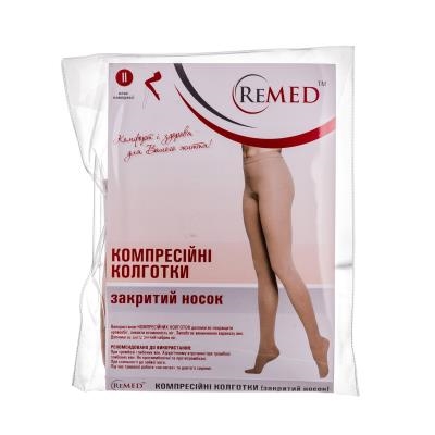 Колготки компрессионные Remed RK 311 закрытый носок, 2 класс компрессии, укороченные, размер M