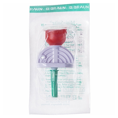 Канюля аспирационная B.Braun Mini-Spike Chemo Filter c фильтром частиц 5 мкм красный