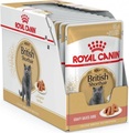 Корм влажный для кошек Royal Canin British Shorthair Adult породы британская короткошерстная от 12 месяцев, 12 штук по 85 г