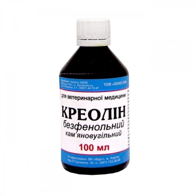 Креолин (ДЛЯ ЖИВОТНЫХ) раствор для наружного применения, 100 мл