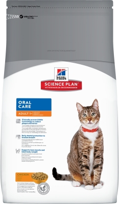 Корм сухой Hill's Science Plan Feline Adult Oral Care уход за зубами для кошек, 1,5 кг