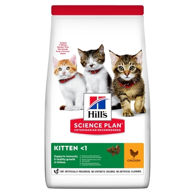 Корм сухой Hill's Science Plan Kitten Ch для котят со вкусом курицы, 300 г