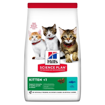 Корм сухой Hill's Science Plan Kitten для котят со вкусом тунца, 300 г
