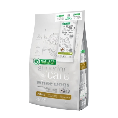 Корм сухой Nature's Protection White Dogs Adult Small and Mini Breeds для собак с белой шерстью, 1,5 кг