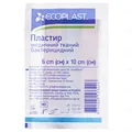 Пластир медичний Ecoplast Fabric Plasters тканий бактерицидний, 6 см x 10 см