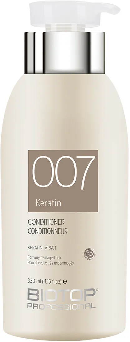 Набір подарунковий Biotop 007 Keratin Blogger Box (шампунь 330 мл + кондиціонер 330 мл + маска 350 мл + сироватка 30 мл)
