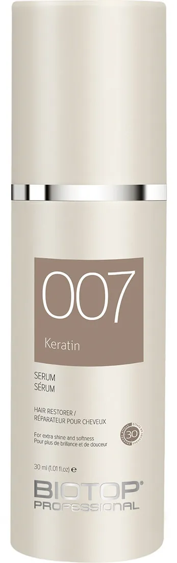Набір подарунковий Biotop 007 Keratin Blogger Box (шампунь 330 мл + кондиціонер 330 мл + маска 350 мл + сироватка 30 мл)