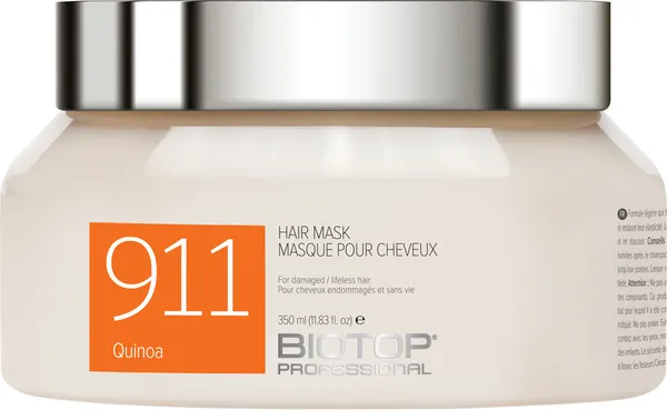 Набір подарунковий Biotop 911 Quinoa Blogger Box (шампунь 330 мл + кондиціонер 330 мл + маска 350 мл + сироватка 30 мл)