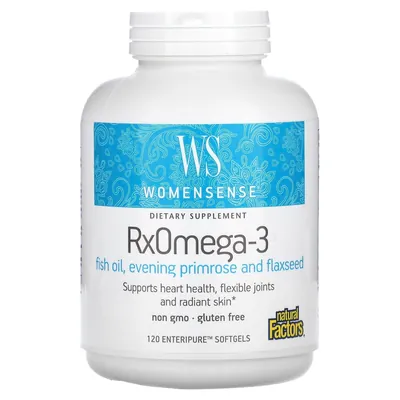 Омега 3 WomenSense RxOmega-3, формула для жінок, 120 капсул