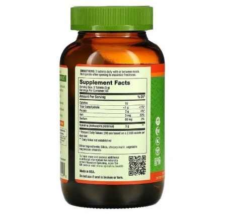 Спирулина Nutrex Hawaii Spirulina, гавайская, 3 г, 180 таблеток