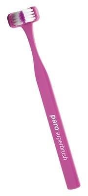 Зубная щетка Paro Swiss toothbrush superbrush трехсторонняя