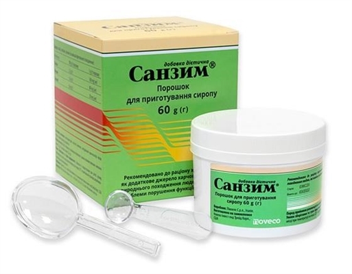 Санзим порошок д/пригот. сиропа по 60 г во флак.