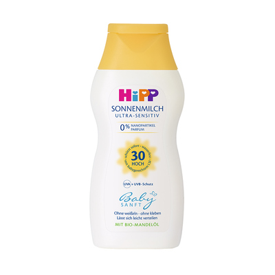 Молочко HiPP Babysanft детское солнцезащитное SPF30, 200 мл