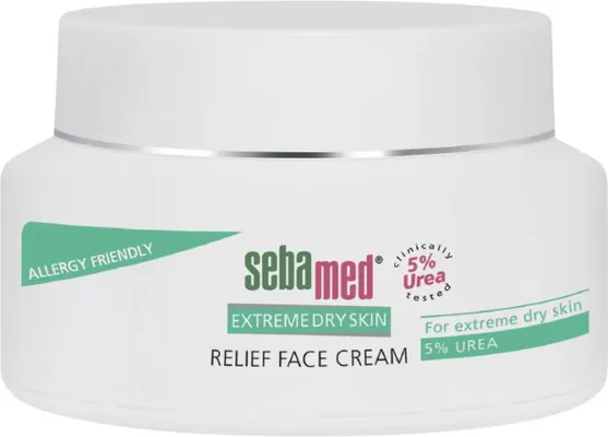 Крем для обличчя Sebamed 5% Urea для дуже сухої шкіри, 50 мл