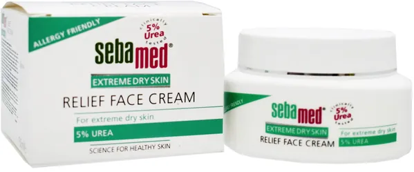 Крем для обличчя Sebamed 5% Urea для дуже сухої шкіри, 50 мл
