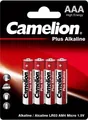 Батарейка Camelion LR03-BP4 Plus Alkaline, 4 штуки