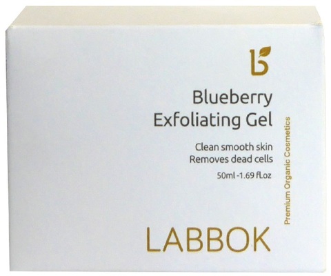 Гель для лица Labbok Exfoliating Facial Gel with Blueberry Kernels масляный отшелушивающий с гранулами черники, 50 мл