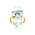 Поїльник Baby Team 5040 з силіконовою трубочкою та ручками, 300 мл