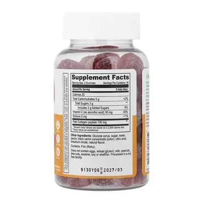 Колаген + Вітамін C Lifeable Collagen + Vitamin C, 60 жувальних цукерок