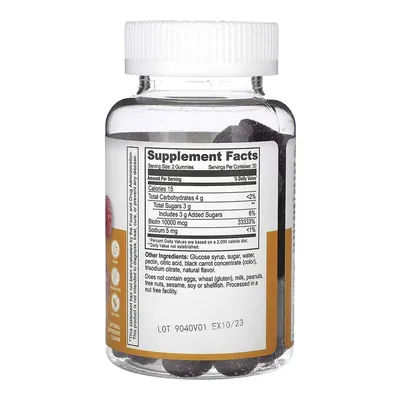 Біотин Lifeable Biotin 10,000 мкг, 60 жувальних цукерок