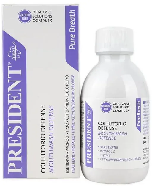Ополіскувач для порожнини рота President Clinical Defense, 200 мл