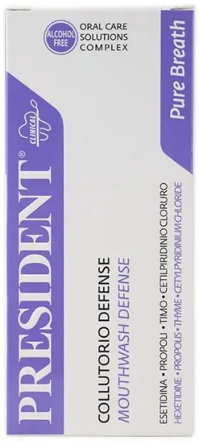 Ополіскувач для порожнини рота President Clinical Defense, 200 мл