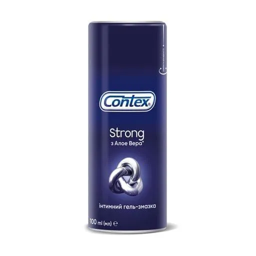Гель-змазка інтимна Contex Strong з алое вера (лубрикант), 100 мл