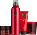 Набір Rituals The Ritual Of Ayurveda Gift Set M (Крем для тіла 100 мл + Скраб для тіла 125 мл + Гель для душу 200 мл + Ароматична свічка 140 г)