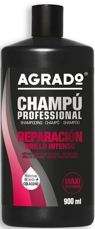 Шампунь Agrado Professional Reparacion інтенсивне відновлення та сяяння, 900 мл