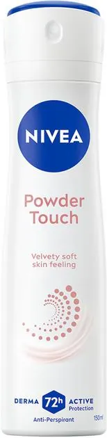 Дезодорант-антиперспірант спрей Nivea Powder Touch Ефект Пудри 72h (82286), 150 мл