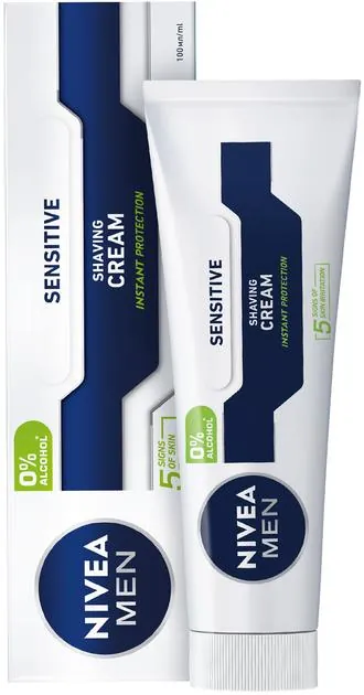 Крем для гоління Nivea Men Sensitive для чутливої шкіри (81308), 100 мл