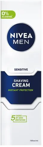 Крем для гоління Nivea Men Sensitive для чутливої шкіри (81308), 100 мл