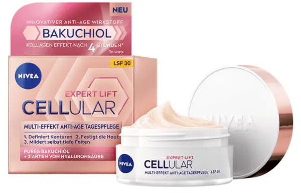 Крем для обличчя Nivea Cellular Expert Lift SPF 30 денний для підвищення еластичності шкіри, 50 мл