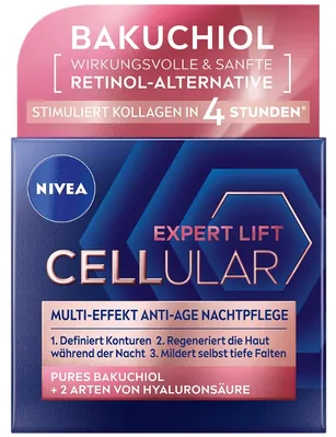 Крем для обличчя Nivea Cellular Expert Lift нічний для підвищення еластичності шкіри, 50 мл