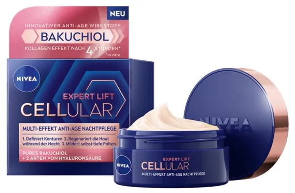 Крем для обличчя Nivea Cellular Expert Lift нічний для підвищення еластичності шкіри, 50 мл