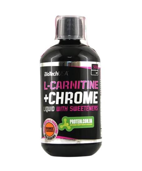 Жиросжигатель Biotech L-Carnitine 35 000 + Chrome orange, 500 мл