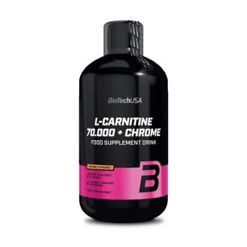 Жироспалювач Biotech L-Carnitine 70 000 + Chrome orange, 500 мл