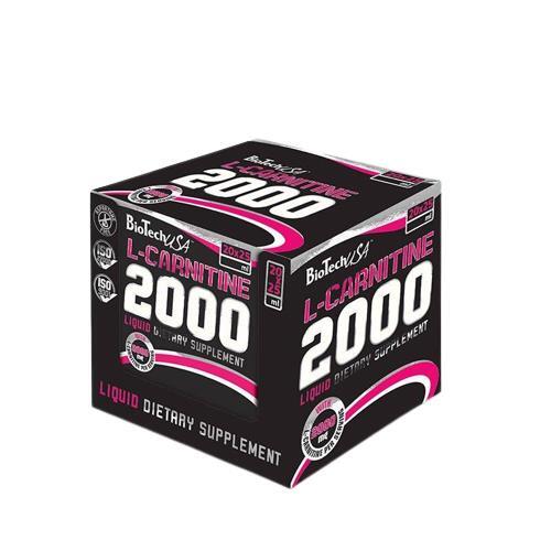 Жиросжигатель Biotech L-Carnitine Ampule 2000 green tea, 20 штук по 25 мл