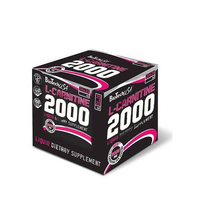 Жиросжигатель Biotech L-Carnitine Ampule 2000 lemon, 20 штук по 25 мл