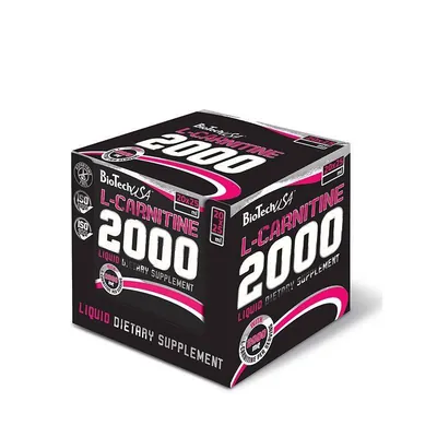 Жироспалювач Biotech L-Carnitine Ampule 2000 lemon, 20 штук по 25 мл