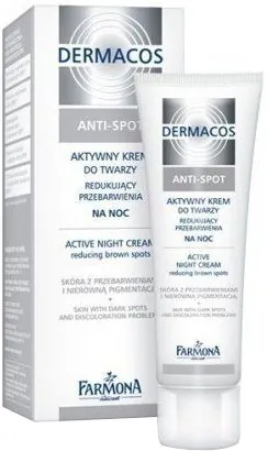 Крем для обличчя Farmona Dermacos Anti-Spot нічний проти пігментації, 50 мл