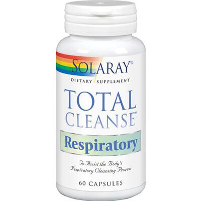 Комплекс для очищения органов дыхания Solaray Total Cleanse Respiratory, 60 капсул
