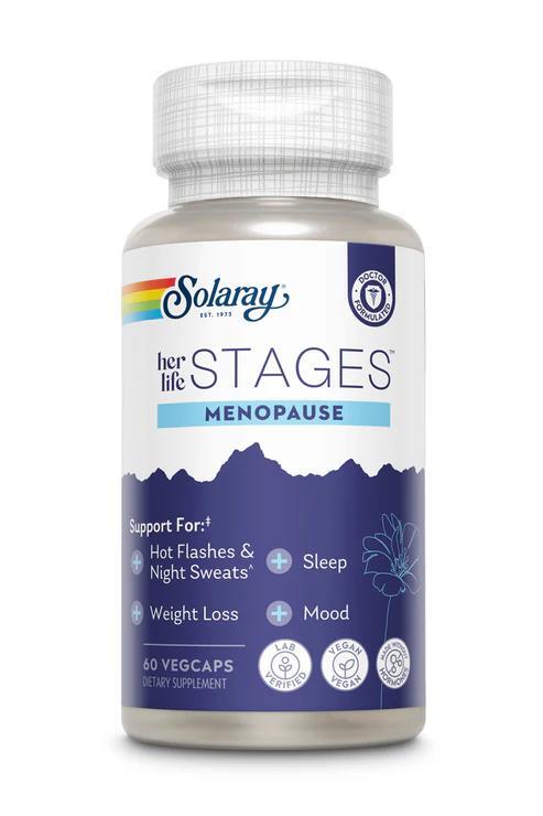 Комплекс для поддержания женского здоровья при менопаузе Solaray Womens Health Menopause, 60 капсул