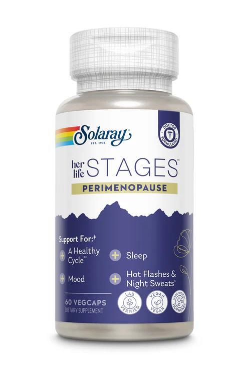 Комплекс для поддержки женского здоровья перед менопаузой Solaray Womens Health Perimenopause, 60 капсул