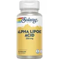 Альфа-ліпоєва кислота Solaray Alpha Lipoic Acid 250 мг, 60 капсул