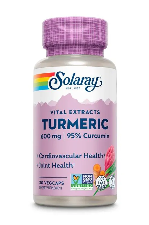 Екстракт кореня куркуми Solaray Turmeric, 30 капсул