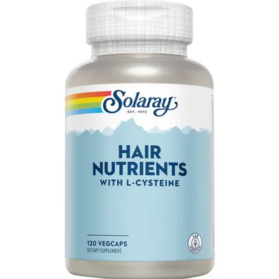 Комплекс для волосся Solaray Hair Nutritens, 120 веганських капсул