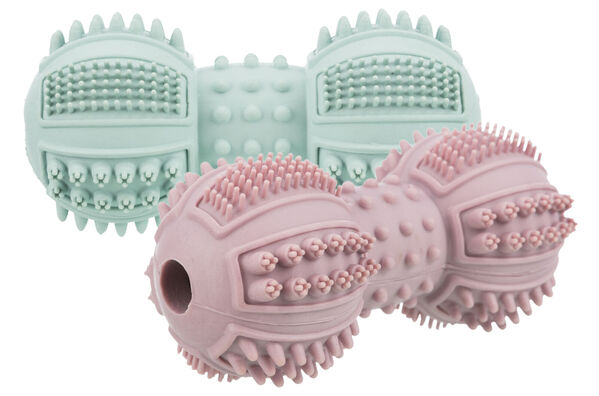 Игрушка для собак Trixie 33343 Denta Fun Гантель термопластичная резина, 9 см