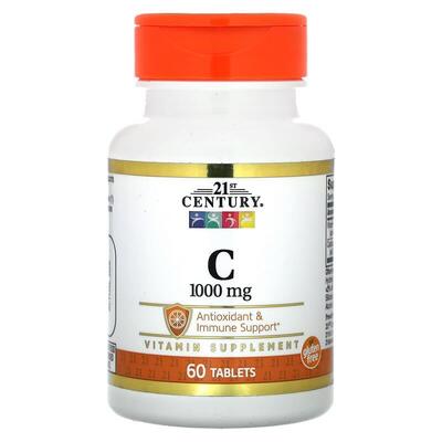 Вітамін С 21st Century Vitamin С 1000 мг, 60 таблеток